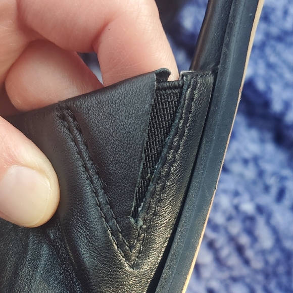 Karl Lagerfeld Elegant Black Slides Upper Leather Size 8.5 - Picture 6 of 16